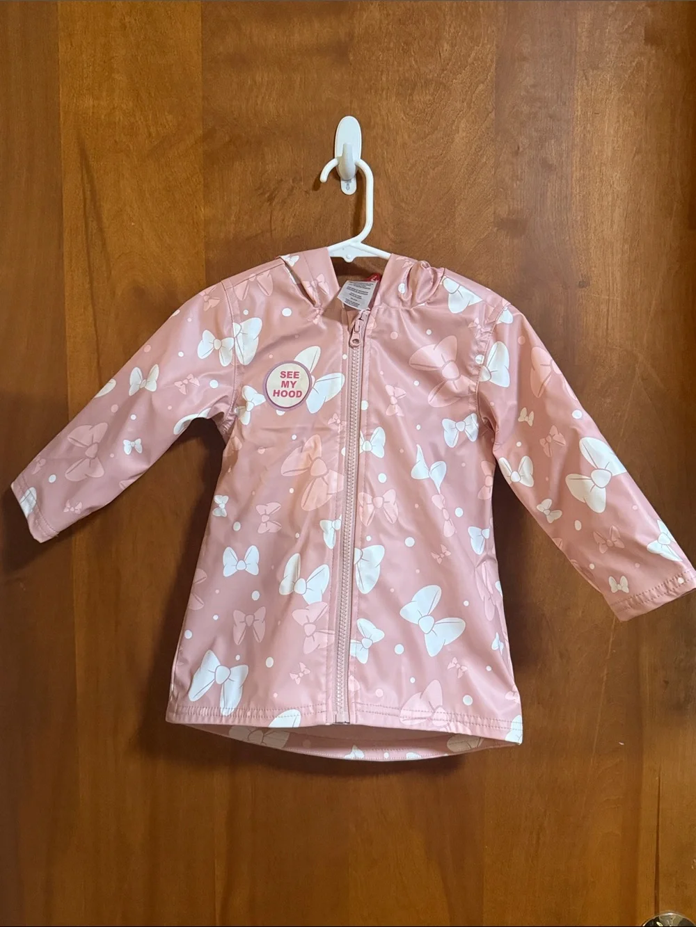 Minnie Mouse Pink Rain Jacket